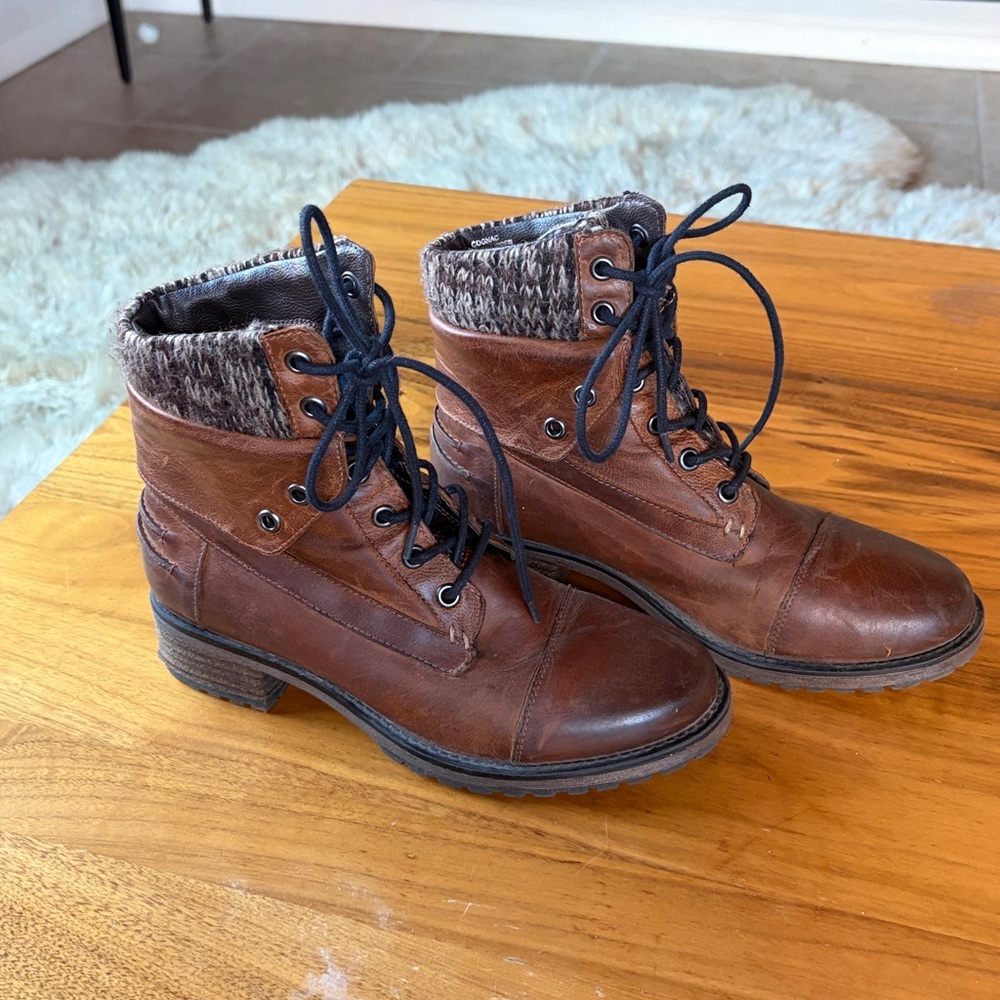 Jourdana Leather Boots 🤎